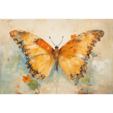 Vintage Butterfly Canvas